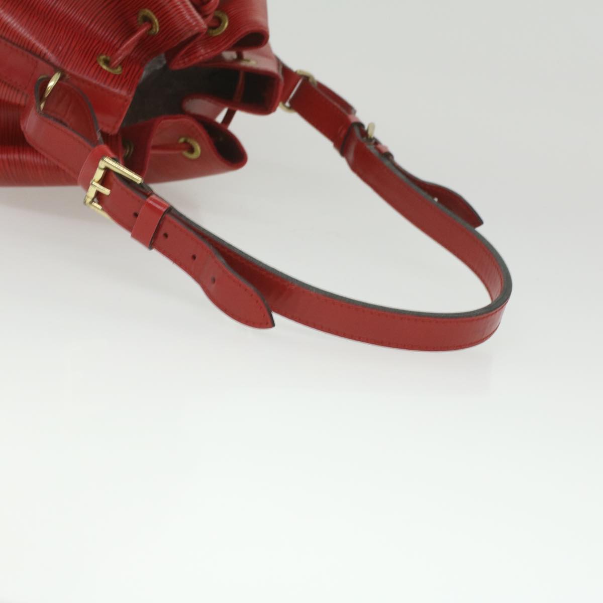 LOUIS VUITTON Epi Petit Noe Shoulder Bag Red M44107 LV 35982
