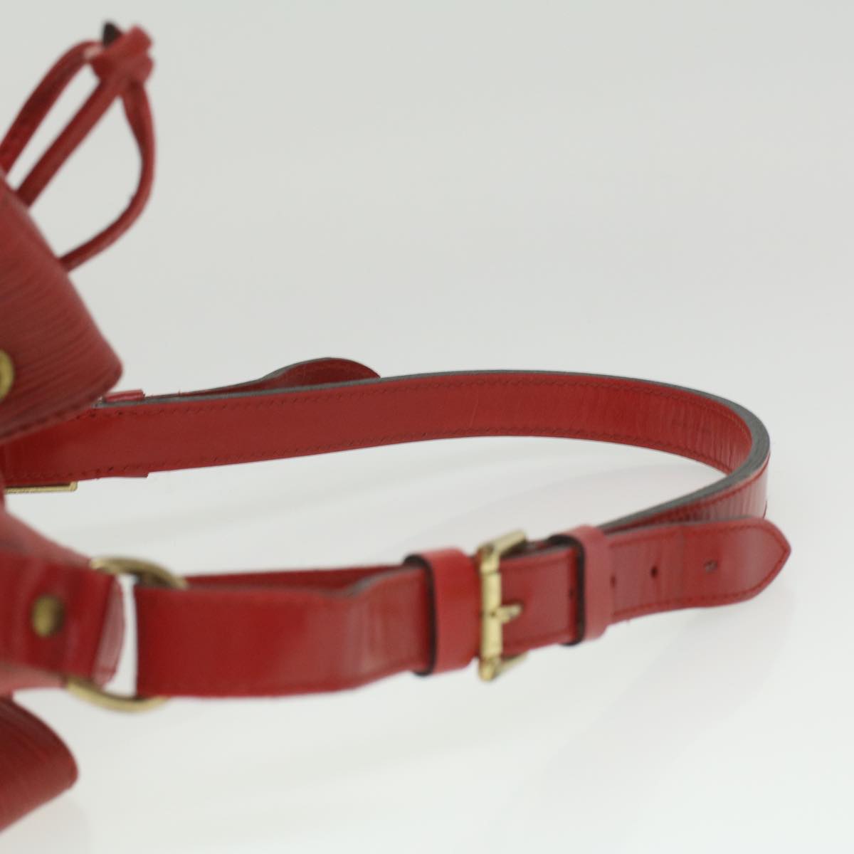 LOUIS VUITTON Epi Petit Noe Shoulder Bag Red M44107 LV 35982