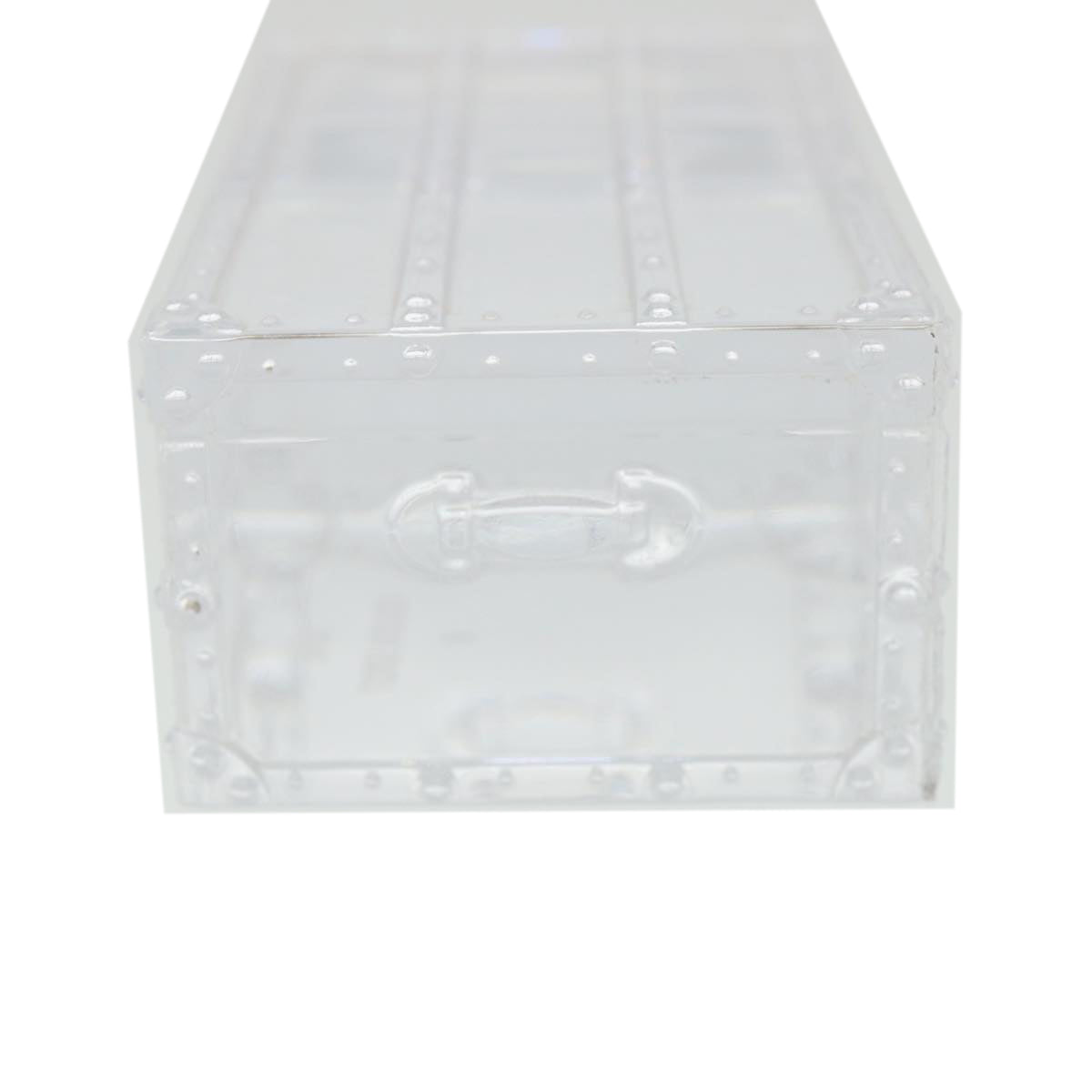 LOUIS VUITTON Crystal Trunk Paper Weight Glass VIP only Clear LV 35993