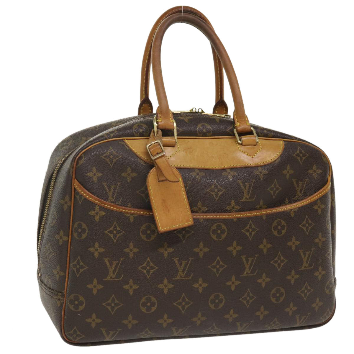 LOUIS VUITTON Monogram Deauville Hand Bag M47270 LV 35997