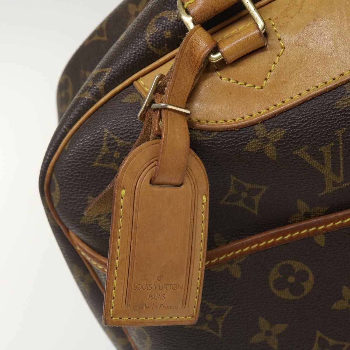 LOUIS VUITTON Monogram Deauville Hand Bag M47270 LV 35997