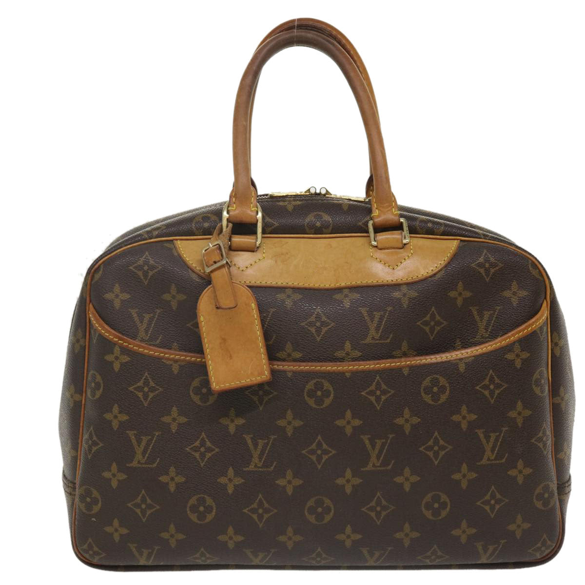 LOUIS VUITTON Monogram Deauville Hand Bag M47270 LV 35997