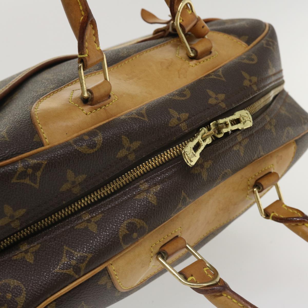 LOUIS VUITTON Monogram Deauville Hand Bag M47270 LV 35997