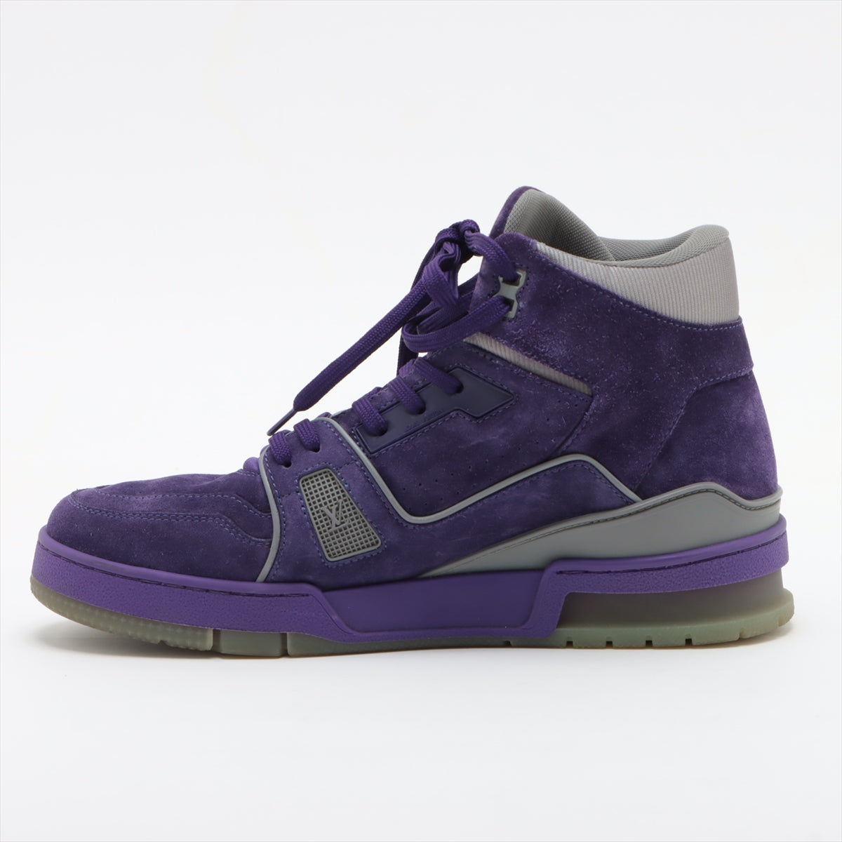 Louis Vuitton LV Trainer Line 19 Years  High-Cut Sneaker 5 1/2  Pearl VL0169