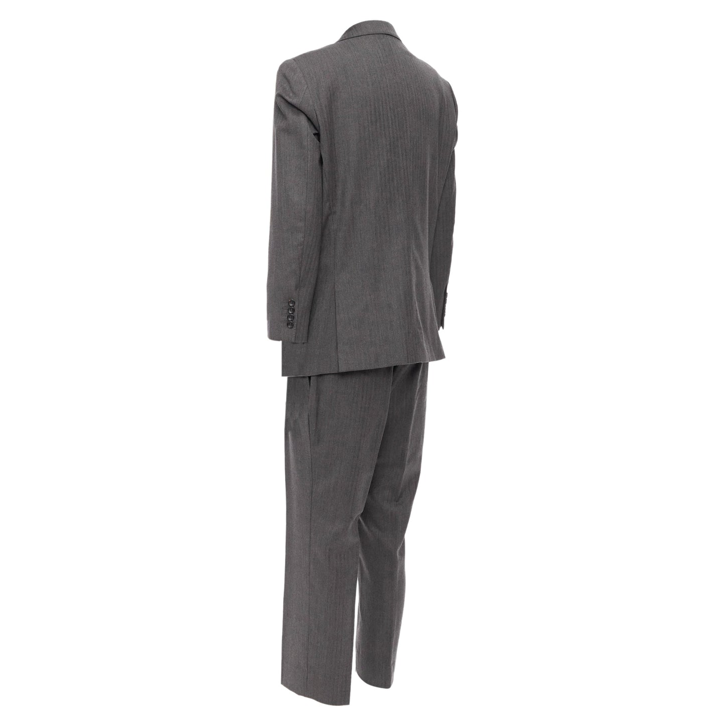 Gucci Vintage Stripe Cropped Sleeve Blazer Suit