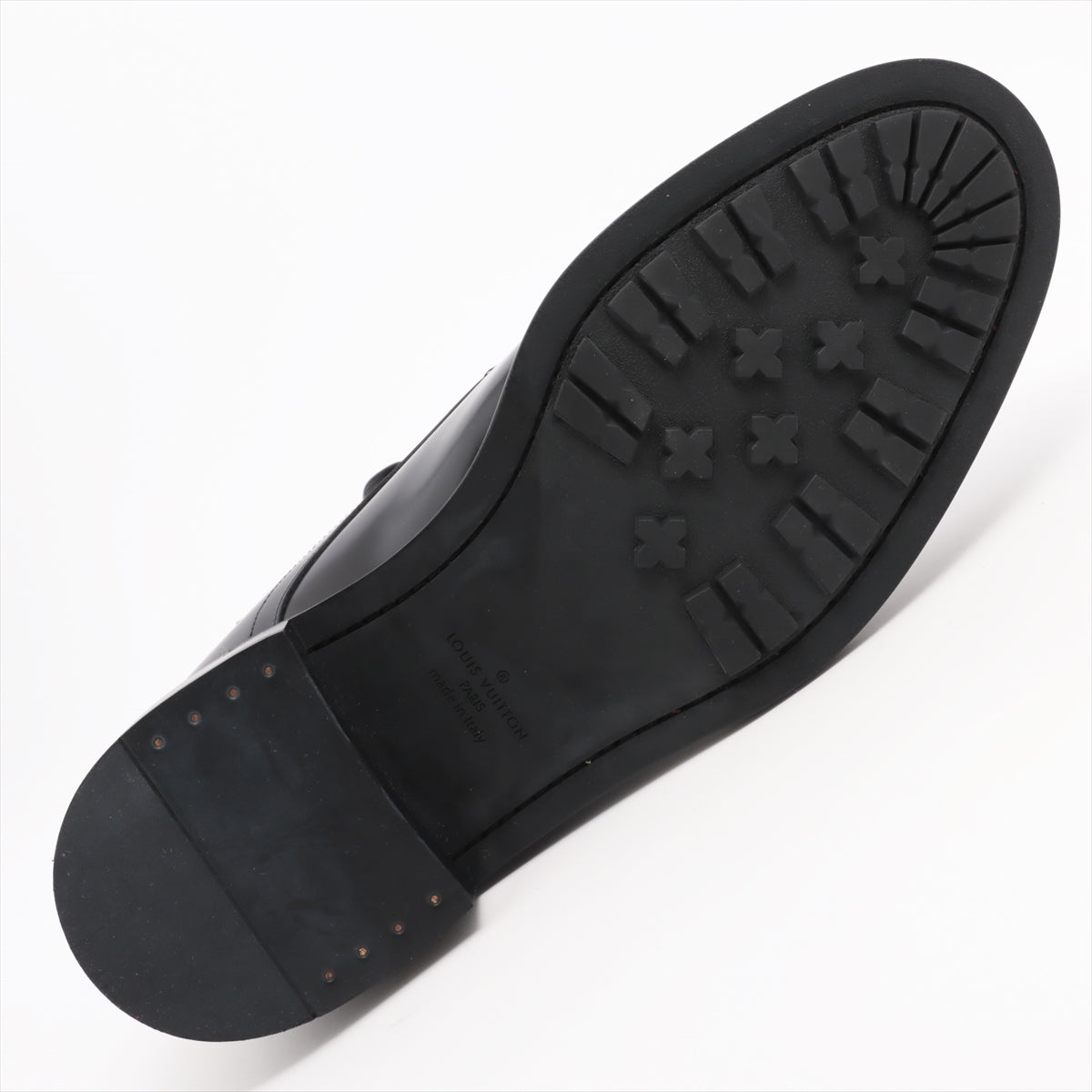 Louis Vuitton 16 Years Leather Boots 9 1/2M  Black DI1106 Change