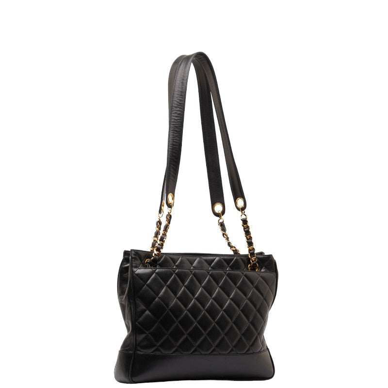 CHANEL COCOMARK BLACK GOLDEN Lambskinkin LADY CHANEL SHOPPING SHOPPING SHOPPING SHOPPING SHOPPING SHOPPING