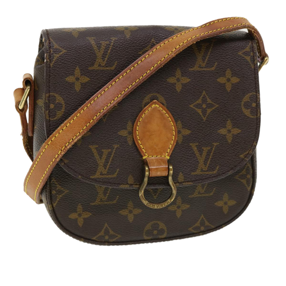 LOUIS VUITTON Monogram Saint Cloud PM Shoulder Bag M51244 LV 36002