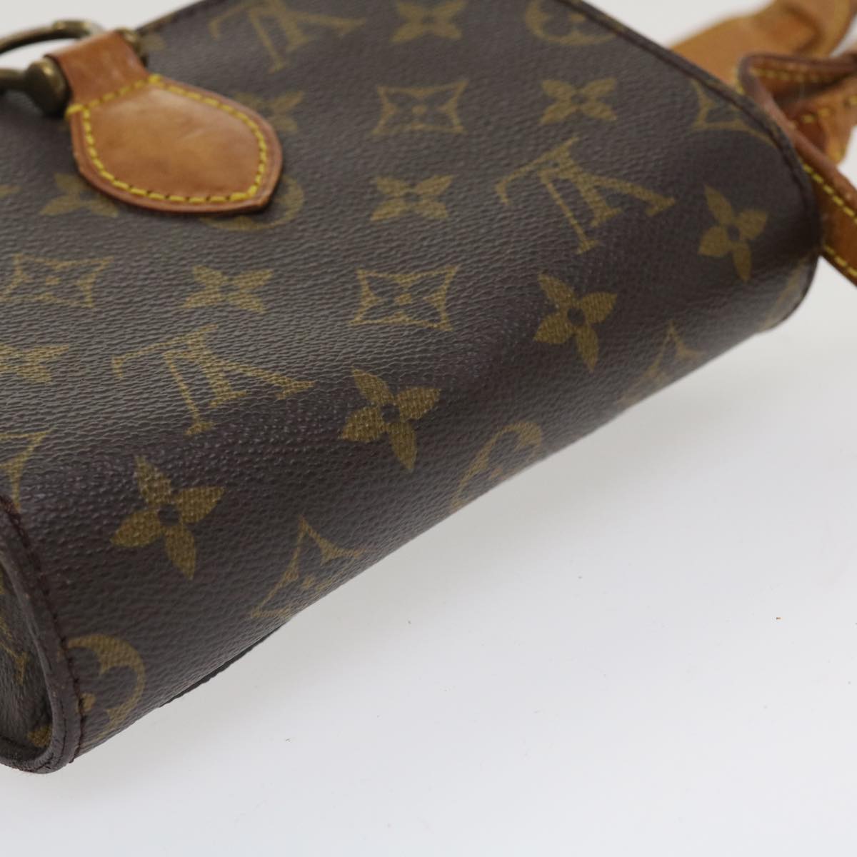 LOUIS VUITTON Monogram Saint Cloud PM Shoulder Bag M51244 LV 36002