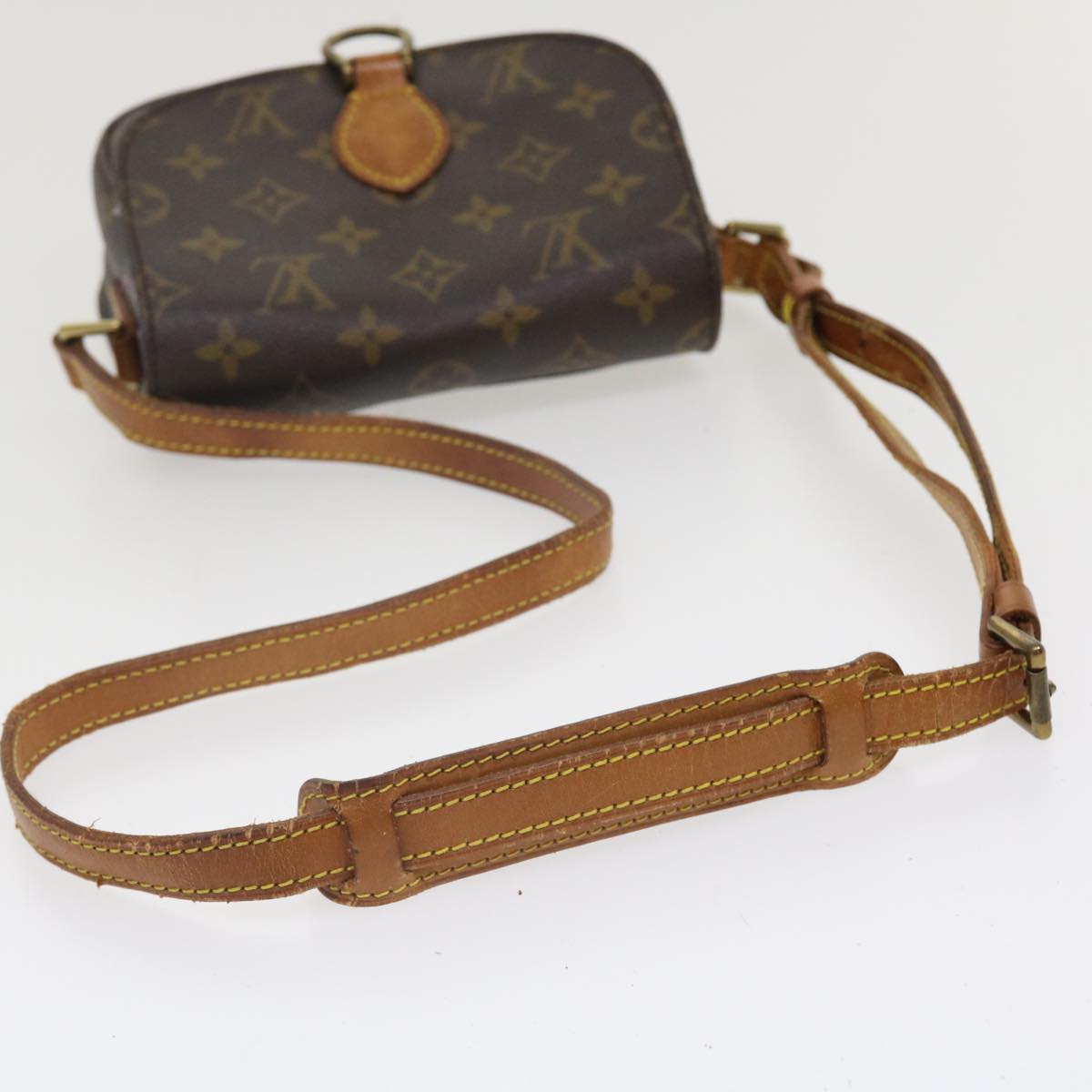 LOUIS VUITTON Monogram Saint Cloud PM Shoulder Bag M51244 LV 36002