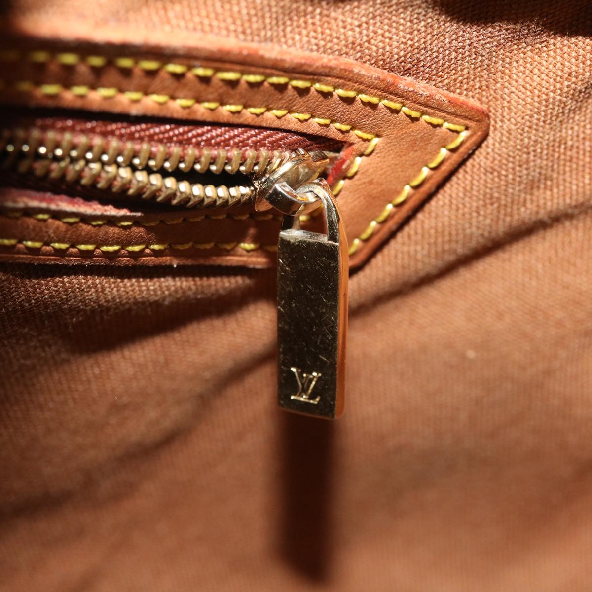 LOUIS VUITTON Monogram Cabas Piano Tote Bag M51148 LV 36003