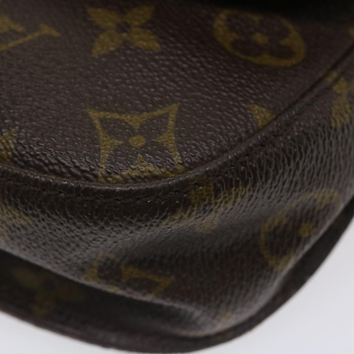 LOUIS VUITTON Monogram Saint Cloud MM Shoulder Bag M51243 LV 36022