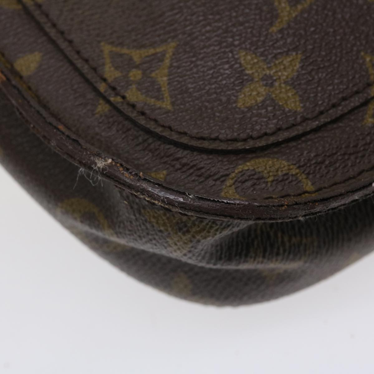 LOUIS VUITTON Monogram Saint Cloud MM Shoulder Bag M51243 LV 36022