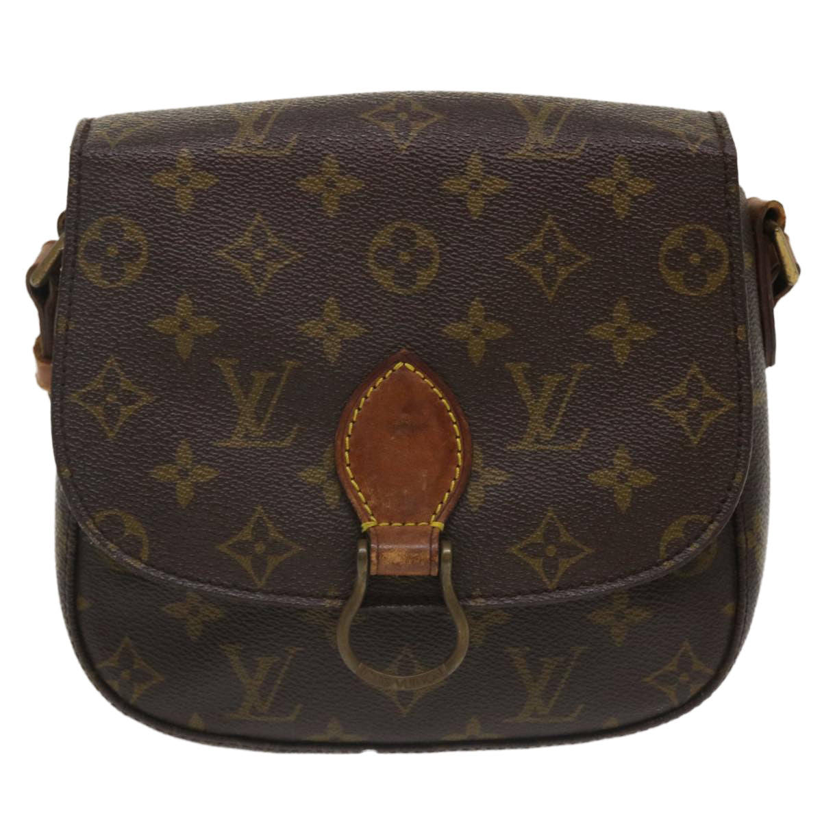 LOUIS VUITTON Monogram Saint Cloud MM Shoulder Bag M51243 LV 36022