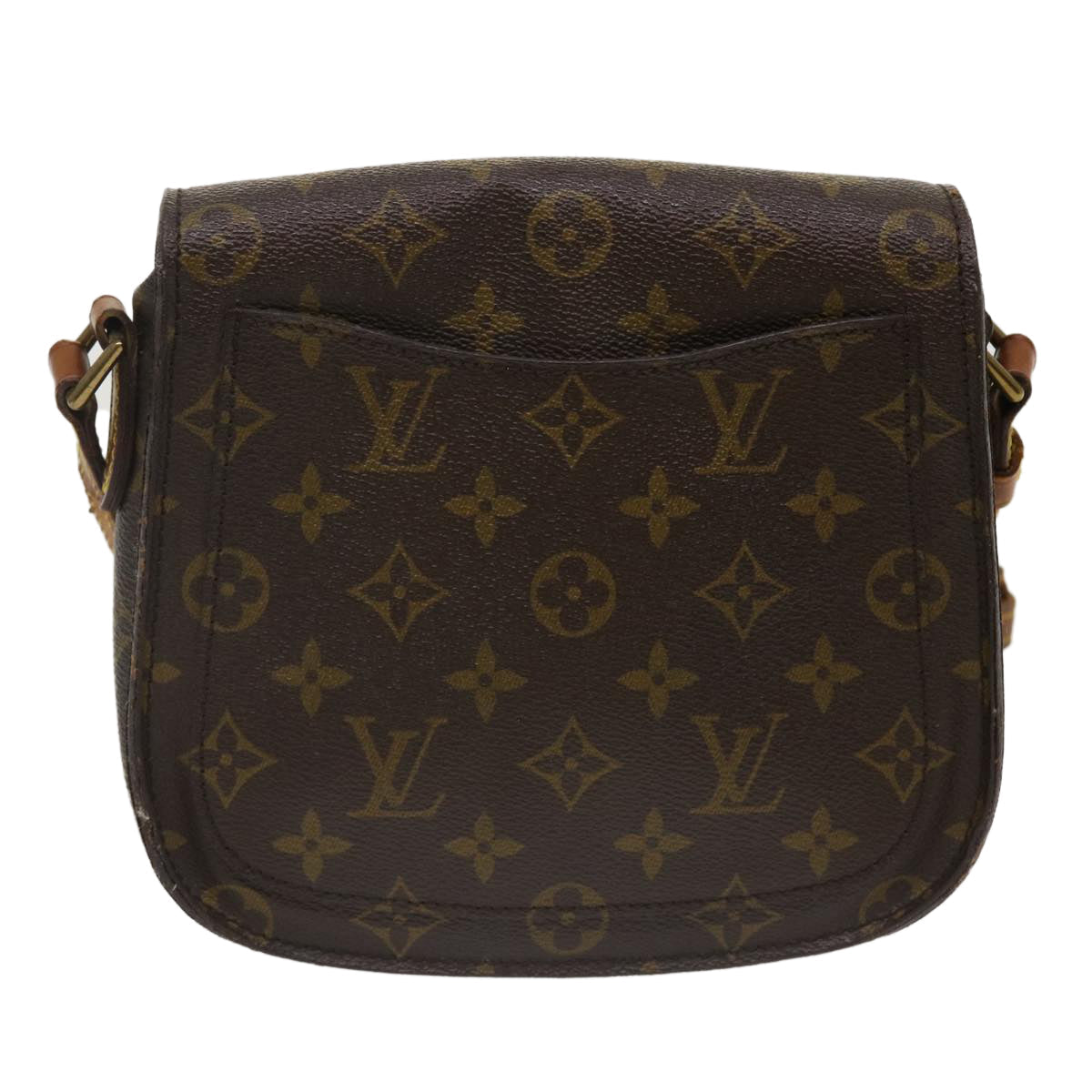 LOUIS VUITTON Monogram Saint Cloud MM Shoulder Bag M51243 LV 36022