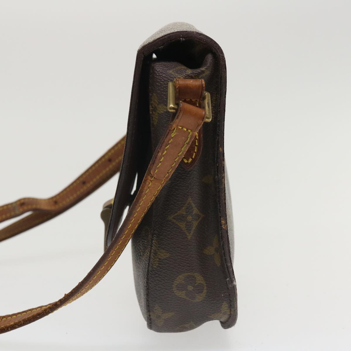 LOUIS VUITTON Monogram Saint Cloud MM Shoulder Bag M51243 LV 36022