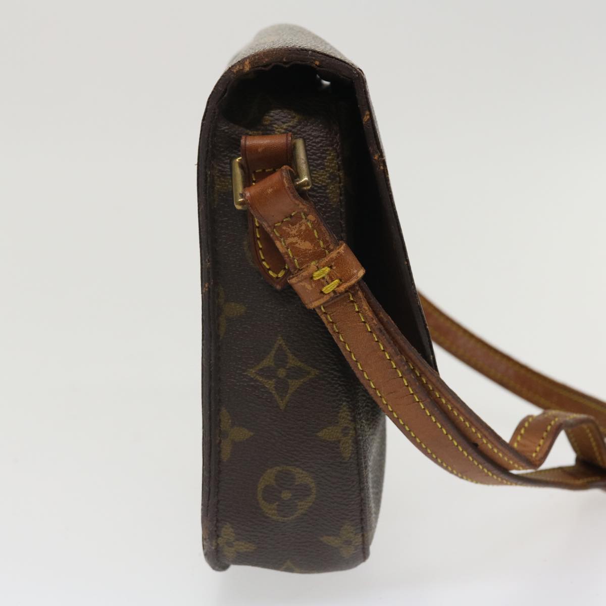 LOUIS VUITTON Monogram Saint Cloud MM Shoulder Bag M51243 LV 36022