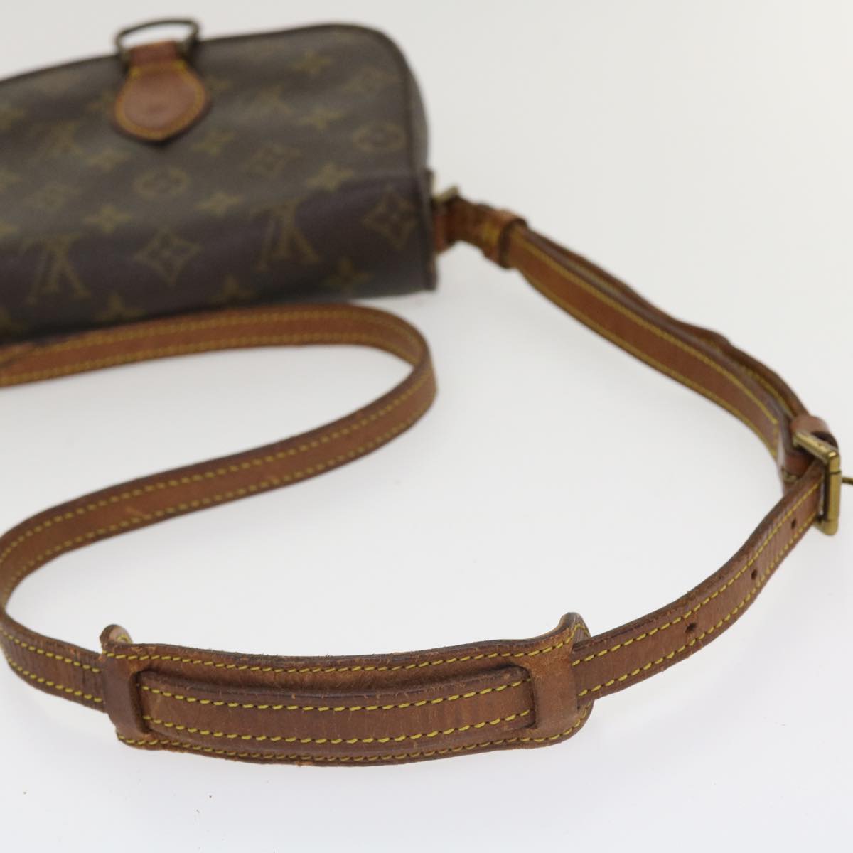 LOUIS VUITTON Monogram Saint Cloud MM Shoulder Bag M51243 LV 36022
