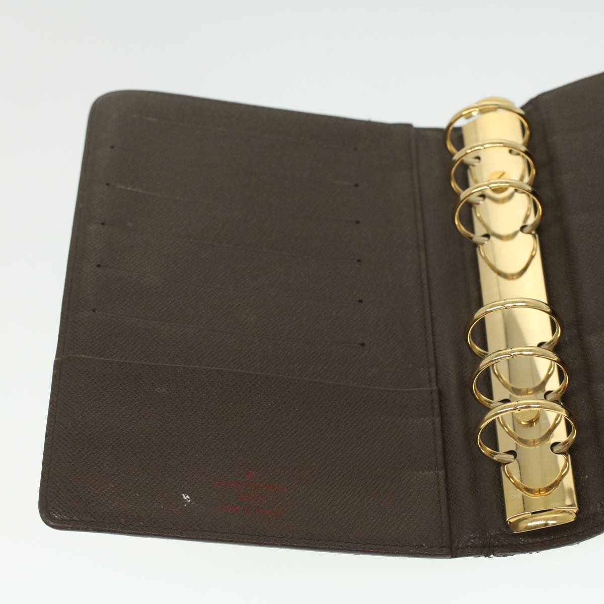 LOUIS VUITTON Damier Ebene Agenda MM Day Planner Cover R20240 LV 36040