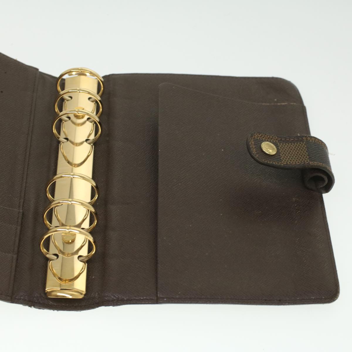 LOUIS VUITTON Damier Ebene Agenda MM Day Planner Cover R20240 LV 36040