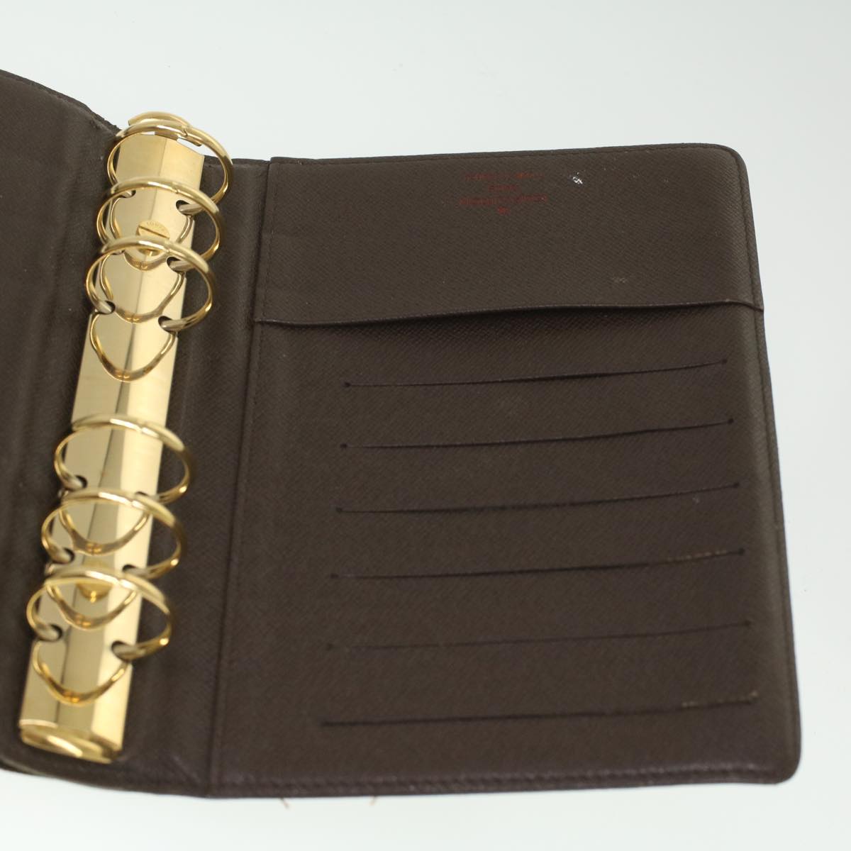 LOUIS VUITTON Damier Ebene Agenda MM Day Planner Cover R20240 LV 36040