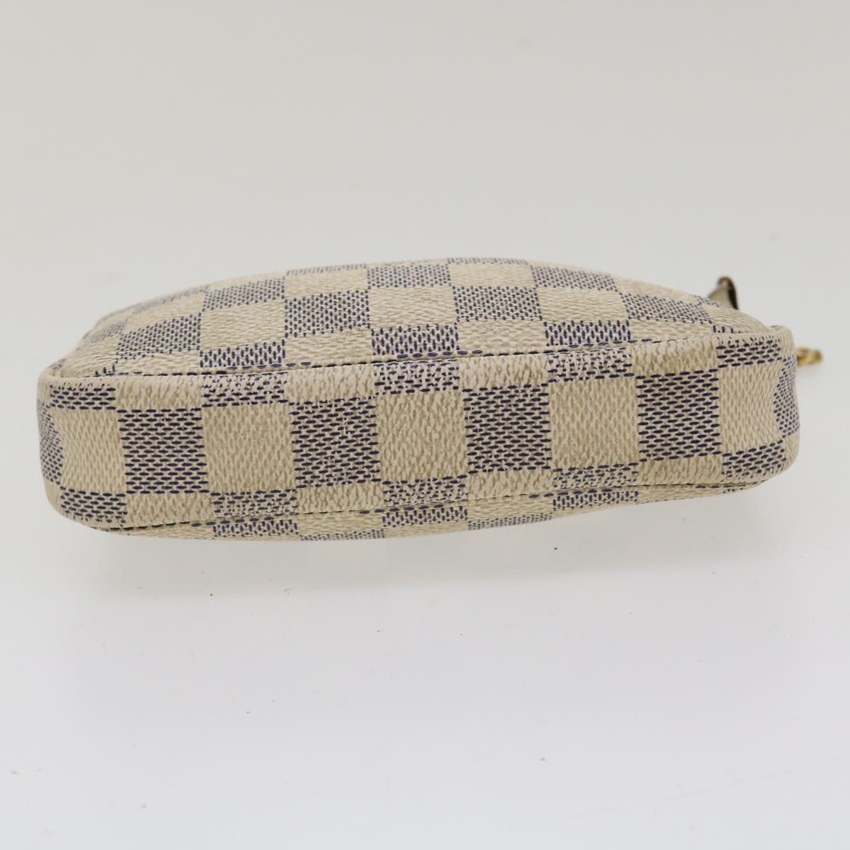 LOUIS VUITTON Damier Azur Mini Pochette Accessoires Pouch N58010 LV 36042