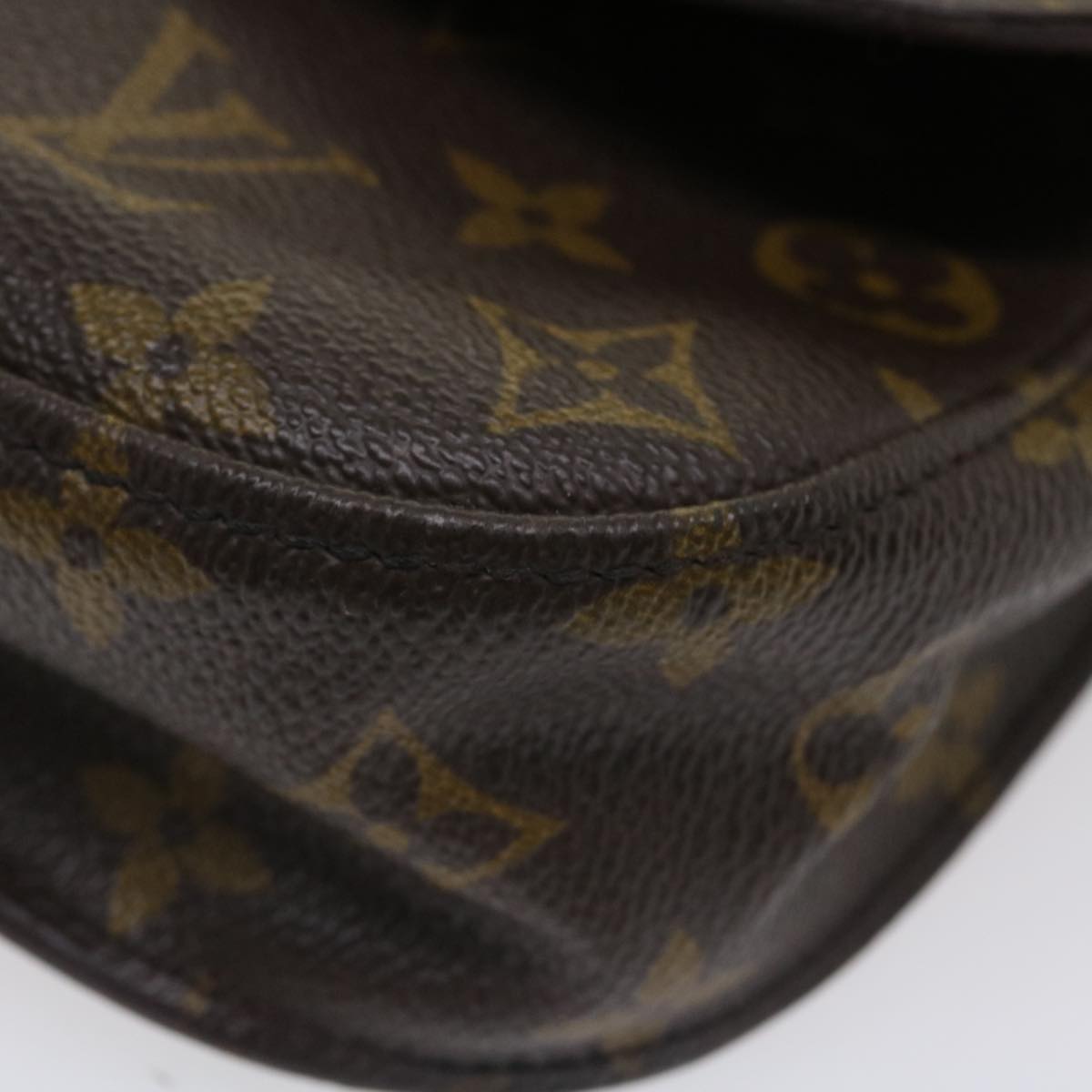 LOUIS VUITTON Monogram Saint Cloud MM Shoulder Bag M51243 LV 36046