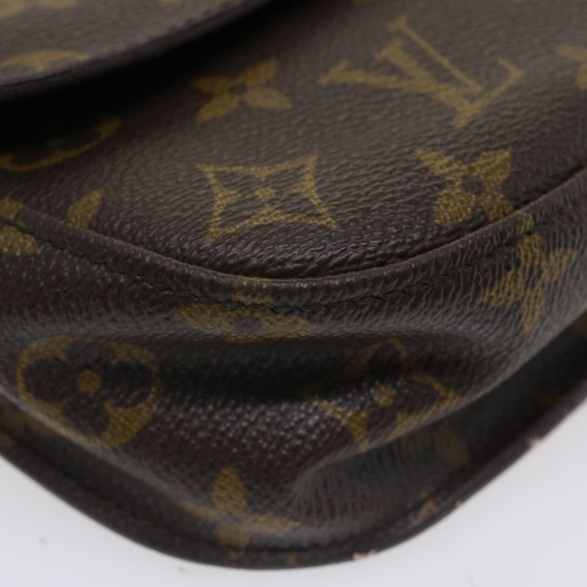 LOUIS VUITTON Monogram Saint Cloud MM Shoulder Bag M51243 LV 36046
