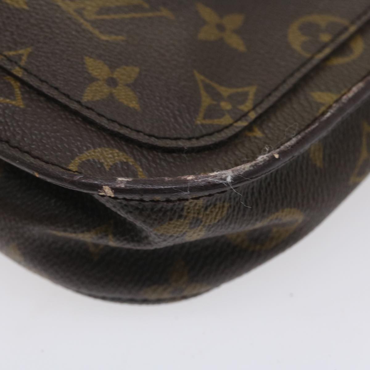 LOUIS VUITTON Monogram Saint Cloud MM Shoulder Bag M51243 LV 36046