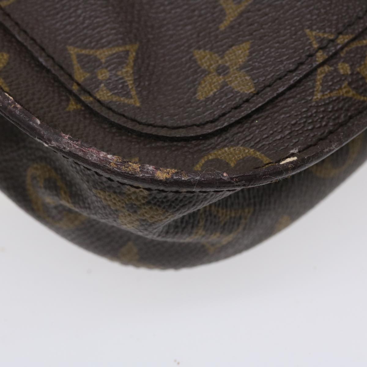 LOUIS VUITTON Monogram Saint Cloud MM Shoulder Bag M51243 LV 36046