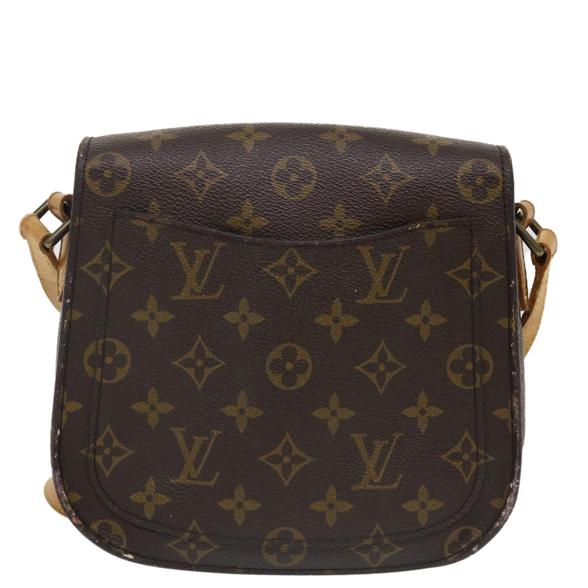 LOUIS VUITTON Monogram Saint Cloud MM Shoulder Bag M51243 LV 36046