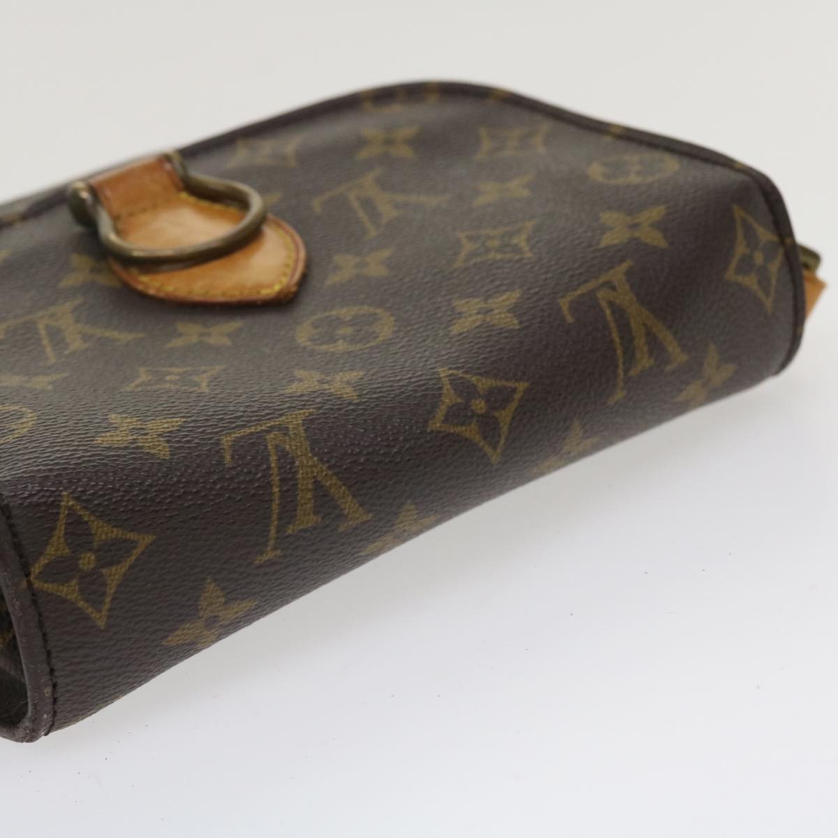 LOUIS VUITTON Monogram Saint Cloud MM Shoulder Bag M51243 LV 36046
