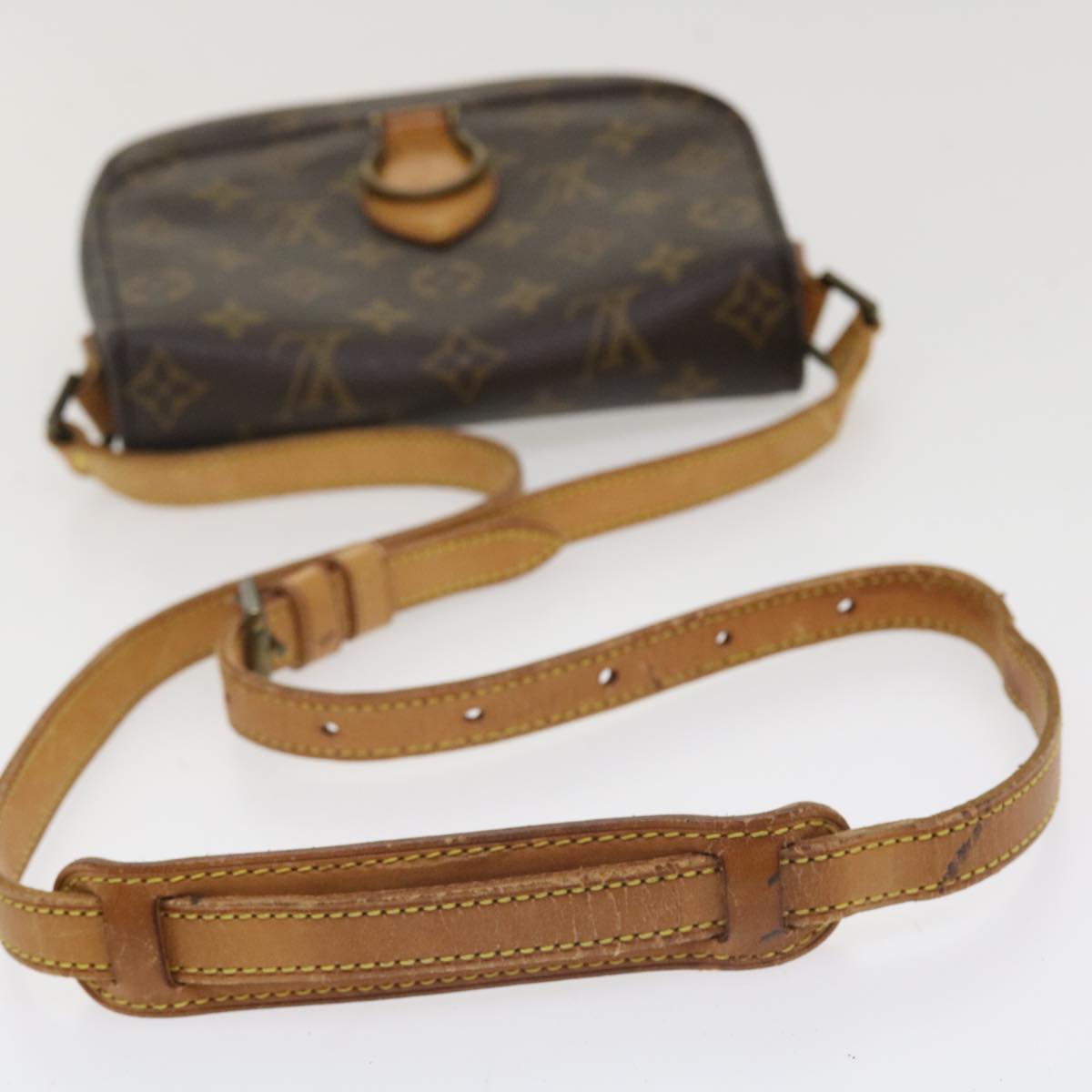 LOUIS VUITTON Monogram Saint Cloud MM Shoulder Bag M51243 LV 36046