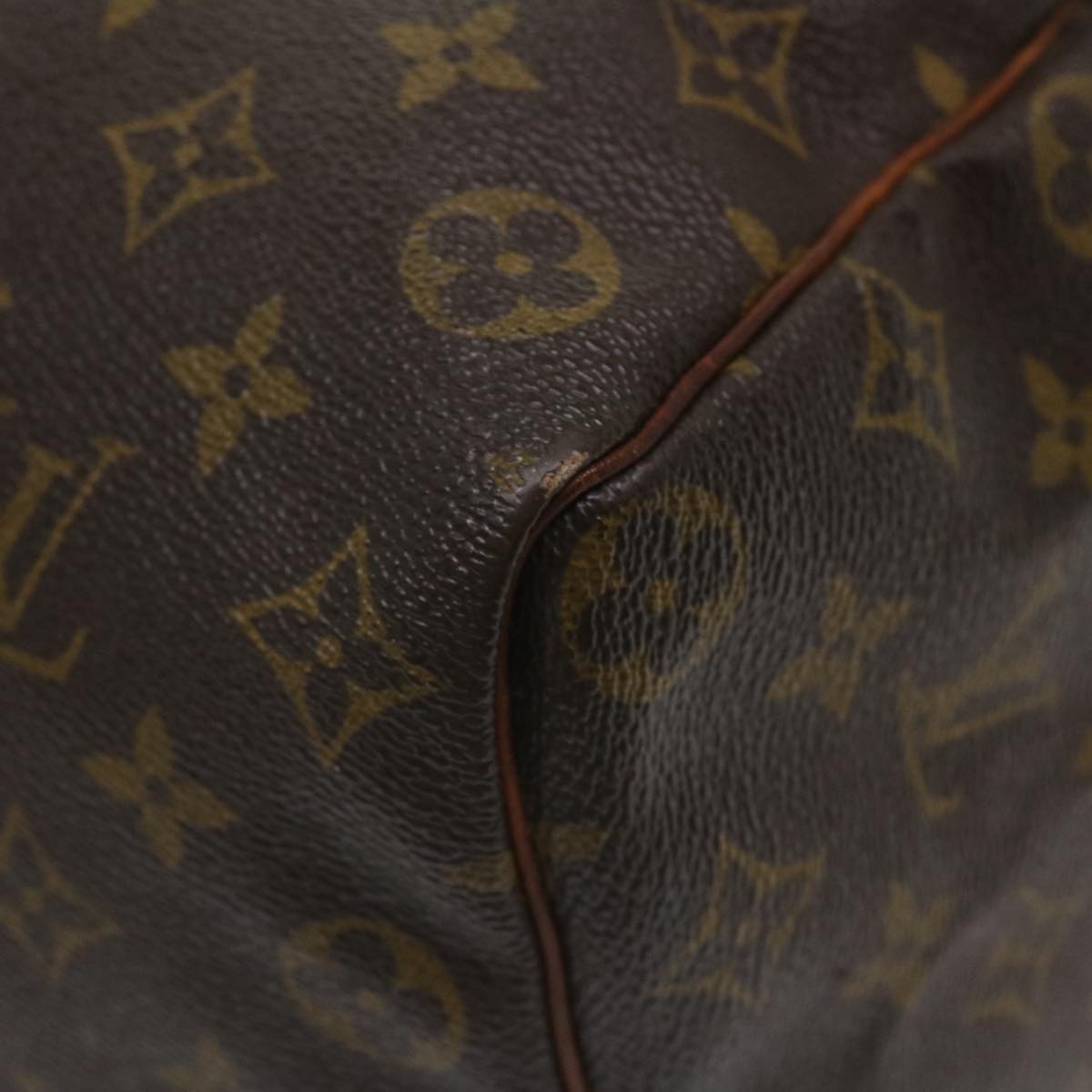LOUIS VUITTON Monogram Speedy 35 Hand Bag M41524 LV 36047