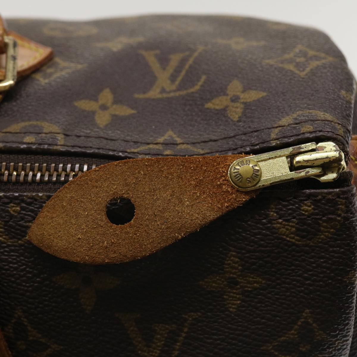 LOUIS VUITTON Monogram Speedy 35 Hand Bag M41524 LV 36047