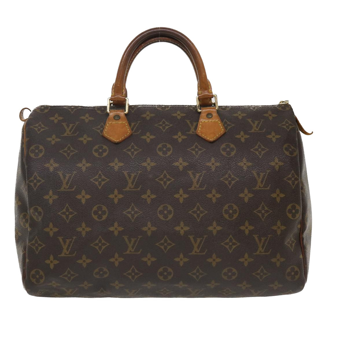 LOUIS VUITTON Monogram Speedy 35 Hand Bag M41524 LV 36047