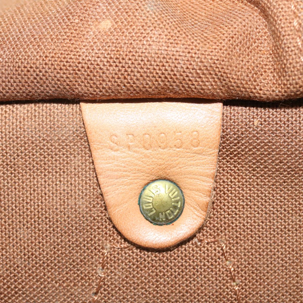 LOUIS VUITTON Monogram Speedy 35 Hand Bag M41524 LV 36047