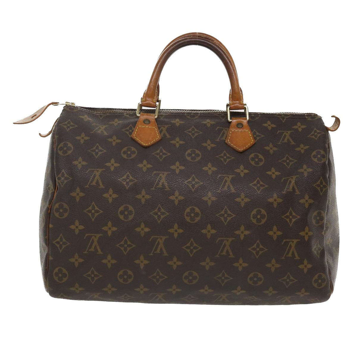 LOUIS VUITTON Monogram Speedy 35 Hand Bag M41524 LV 36047