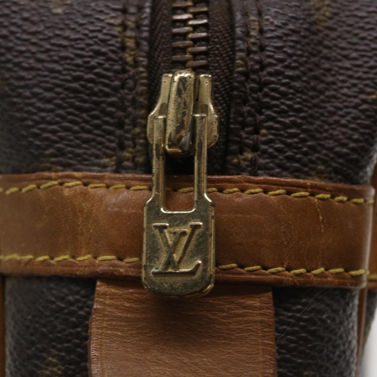 LOUIS VUITTON Monogram Compiegne 28 Clutch Bag M51845 LV 36050
