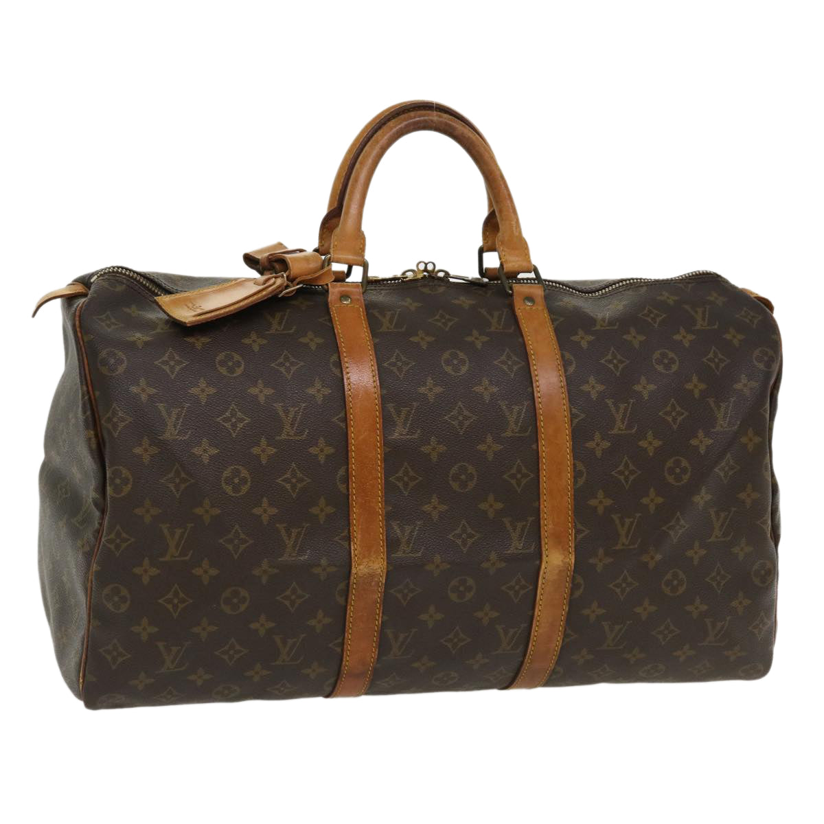 LOUIS VUITTON Monogram Keepall 50 Boston Bag M41426 LV 36069