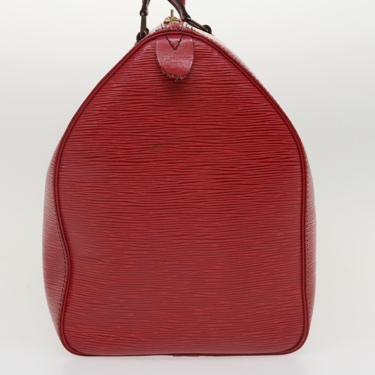 LOUIS VUITTON Epi Keepall 45 Boston Bag Red M42977 LV 36090