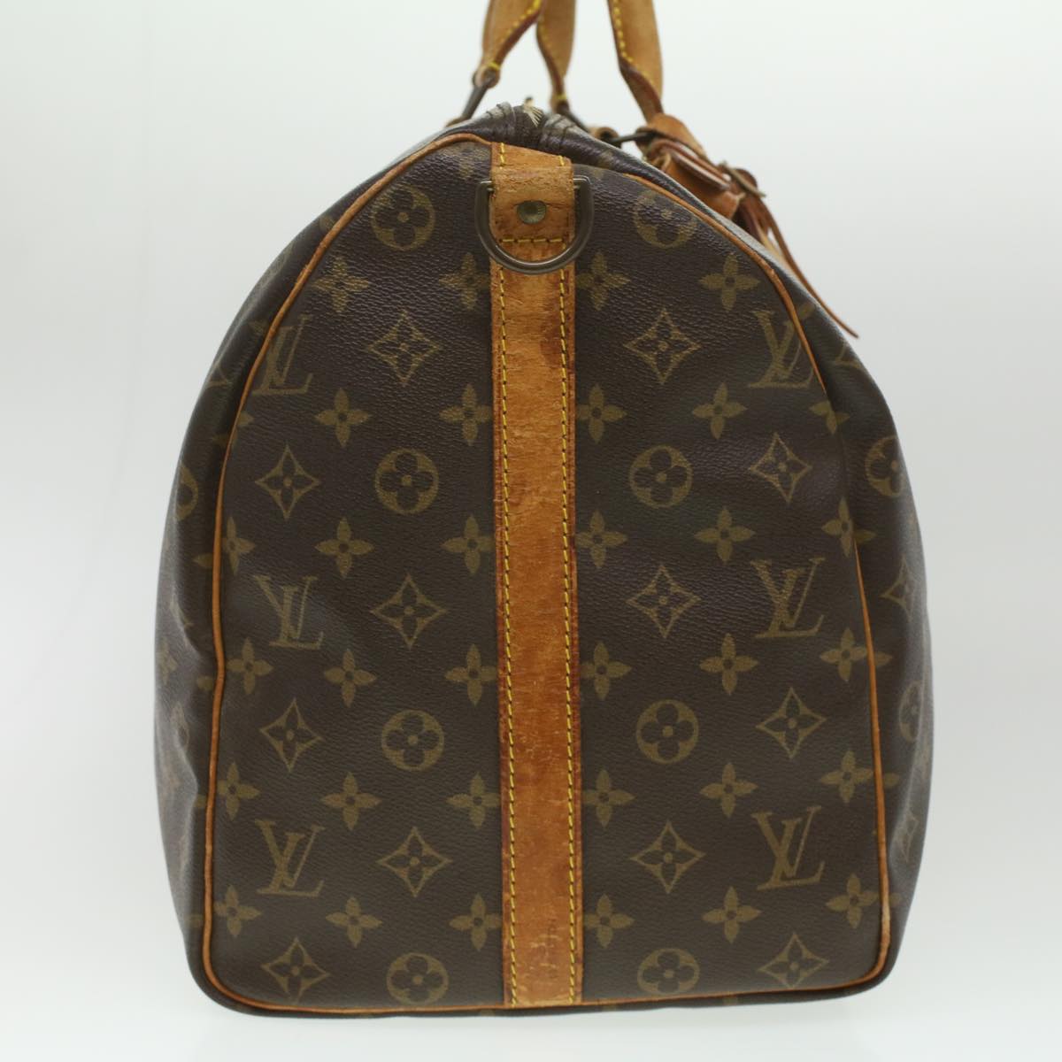LOUIS VUITTON Monogram Keepall Bandouliere 50 Boston Bag M41416 LV 36101