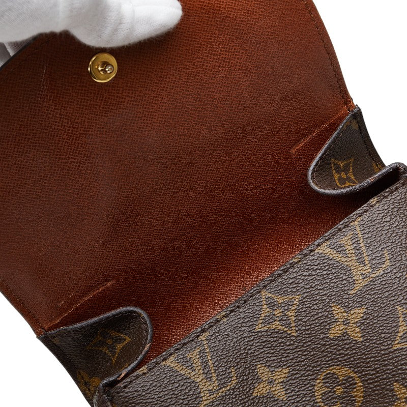 Louis Vuitton Monogram Mini S Slipper Shoulder Bag M51244 Brown PVC Leather  Louis Vuitton