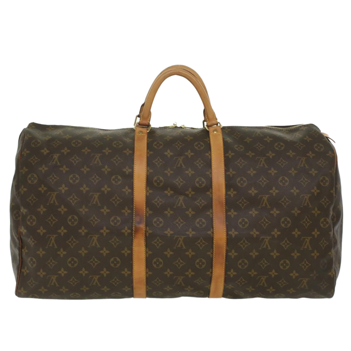 LOUIS VUITTON Monogram Keepall 60 Boston Bag M41422 LV 36138