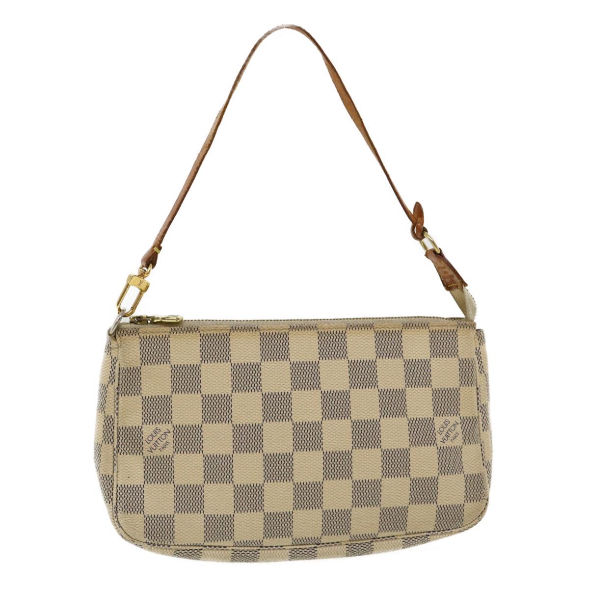 LOUIS VUITTON Damier Azur Pochette Accessoires Pouch N51986 LV 36144