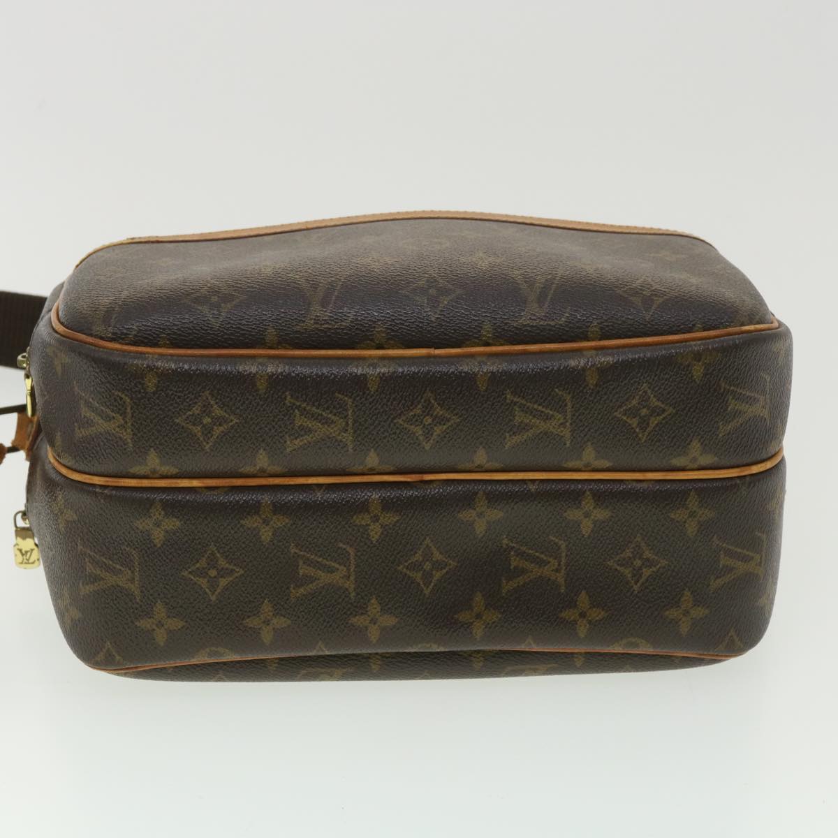 LOUIS VUITTON Monogram Reporter PM Shoulder Bag M45254 LV 36146