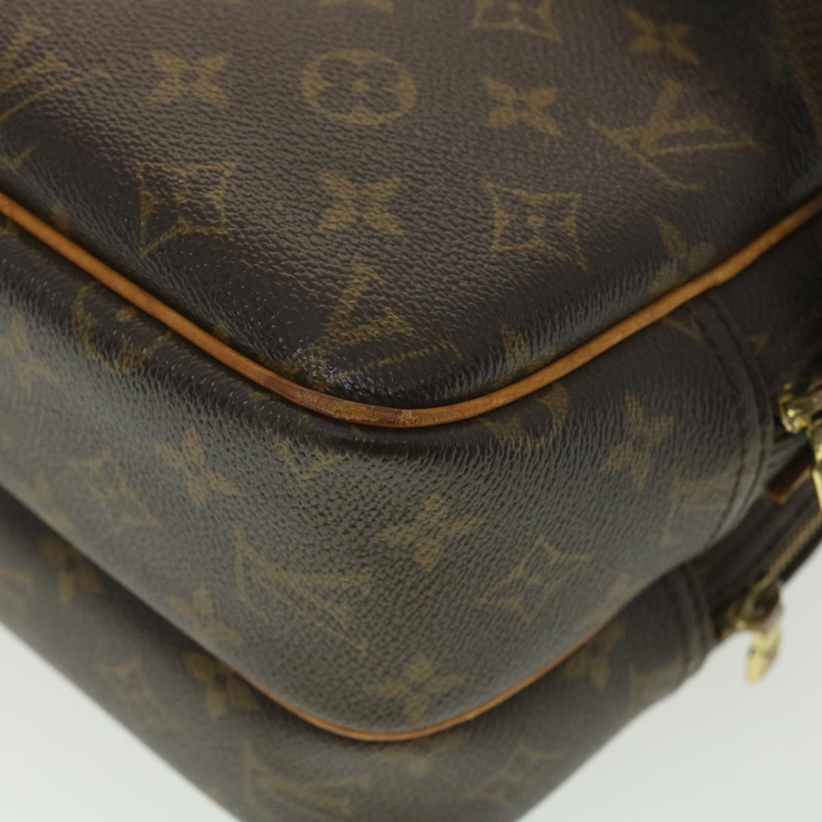 LOUIS VUITTON Monogram Reporter PM Shoulder Bag M45254 LV 36146