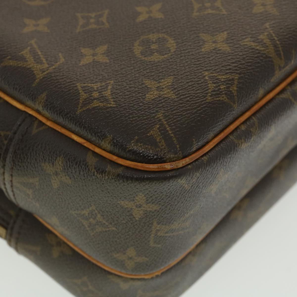 LOUIS VUITTON Monogram Reporter PM Shoulder Bag M45254 LV 36146