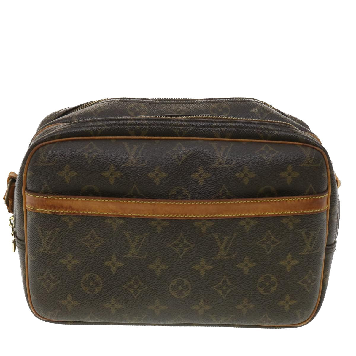 LOUIS VUITTON Monogram Reporter PM Shoulder Bag M45254 LV 36146