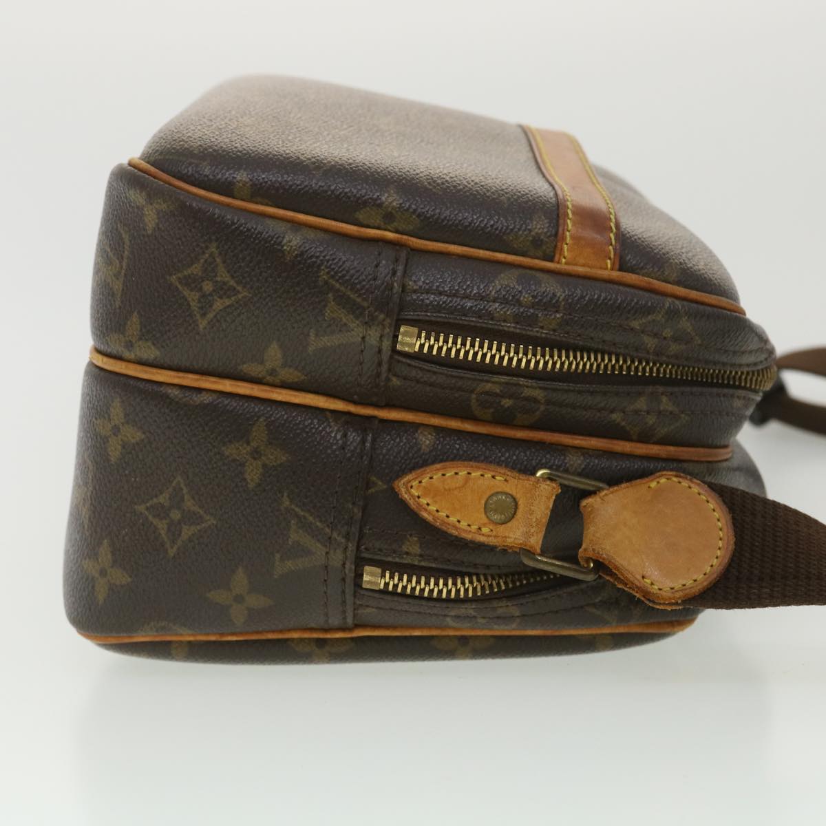 LOUIS VUITTON Monogram Reporter PM Shoulder Bag M45254 LV 36146